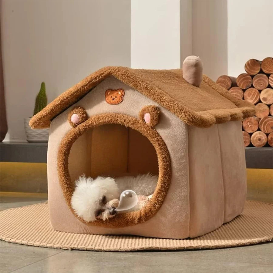 Foldable Pet House for Cats & Dogs