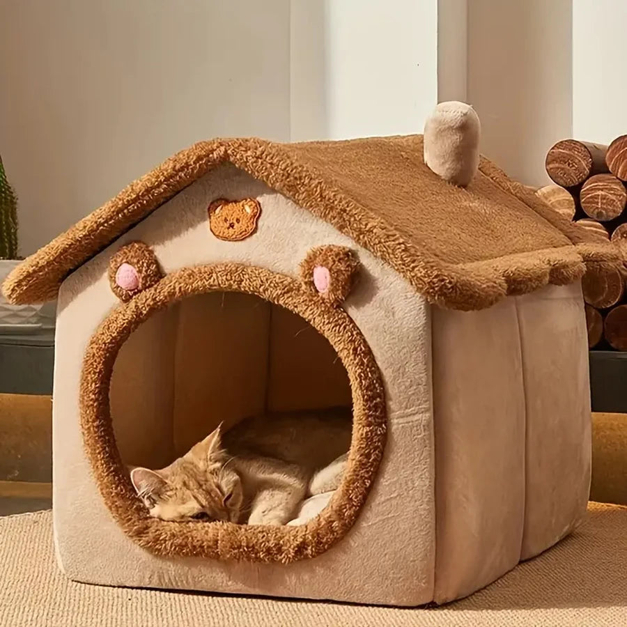 Foldable Pet House for Cats & Dogs